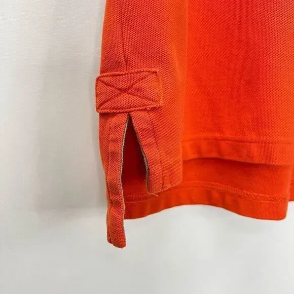 Duluth Trading Co. Polo Shirt Mens XL Orange Short Sleeve Outdoors Pocket Work - Picture 6 of 14